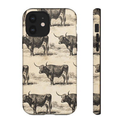 Vintage Longhorns Tough Case