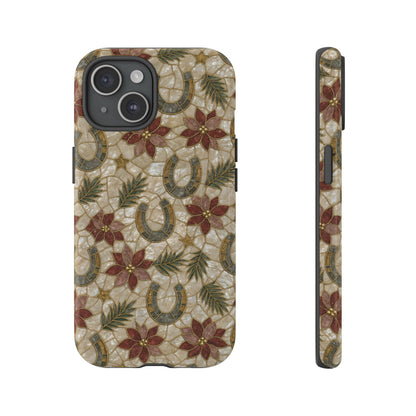 Pearl Horseshoe Poinsettia Tough Case