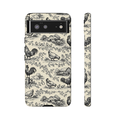 Toile Chickens Tough Case
