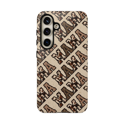 Grunge Cowhide Mama Tough Case