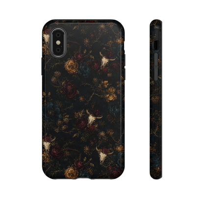 Bull Skull Bloom Tough Case