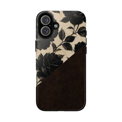 Rose Leather Tough Case