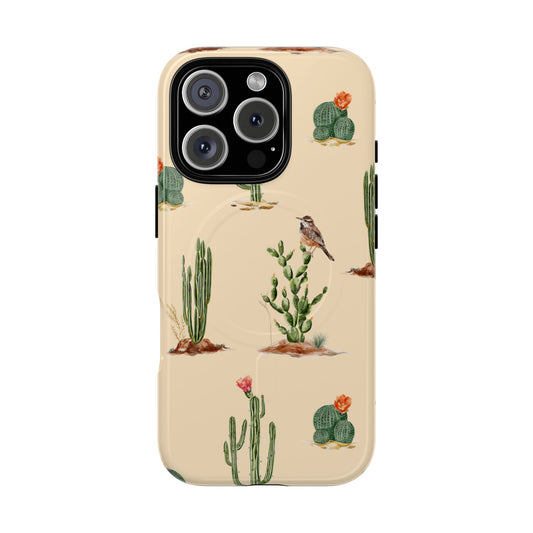 Western Cactus Magnetic Case