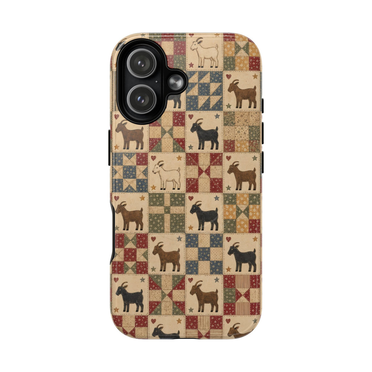 Goat Quilt Magnetic Case