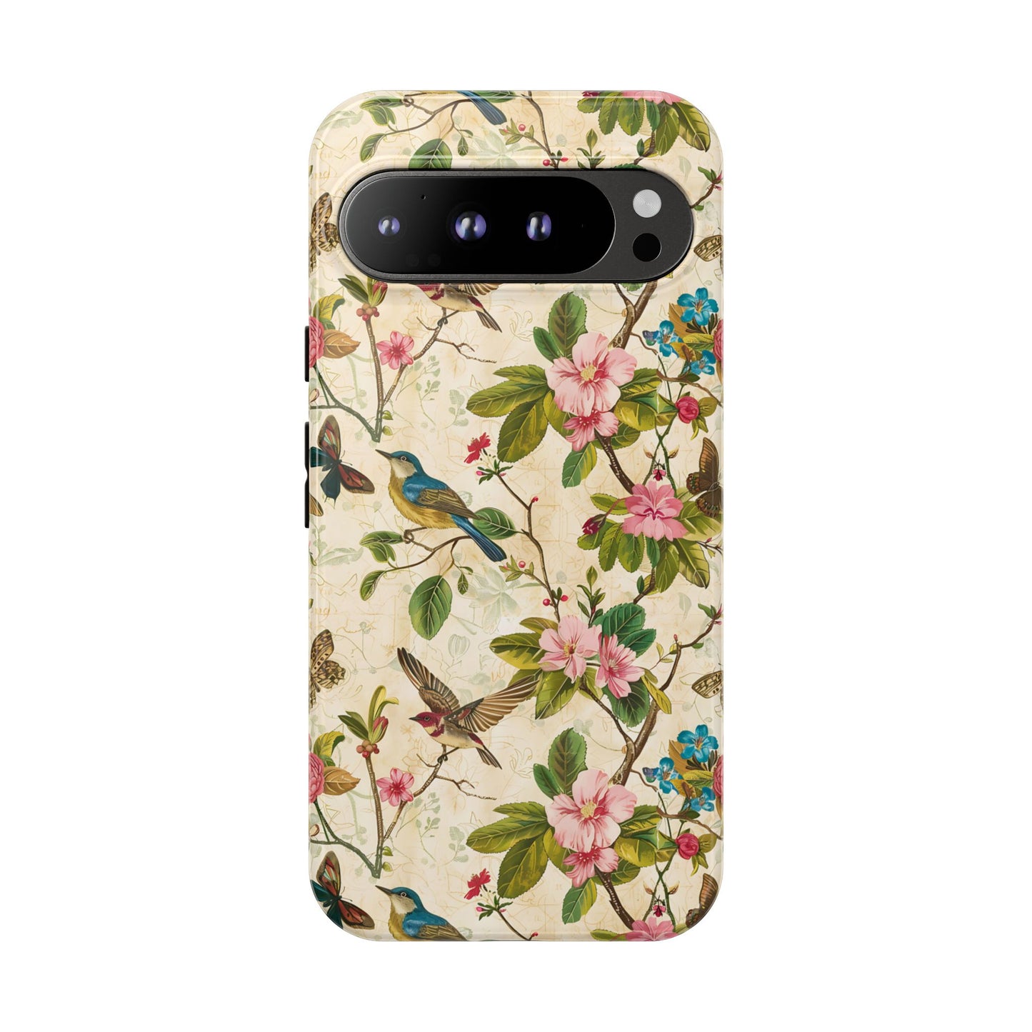 Flowers and Birds Tough Phone Case