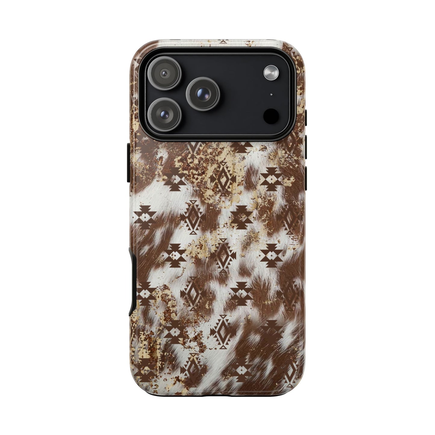Aztec Cowhide Tough Phone Case