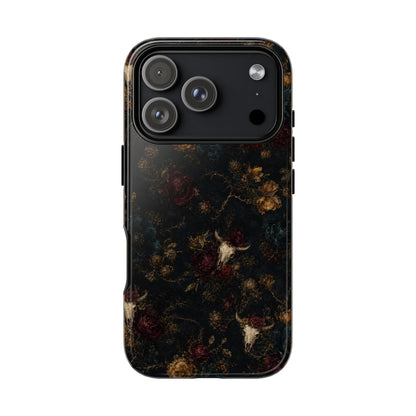 Bull Skull Bloom Tough Case