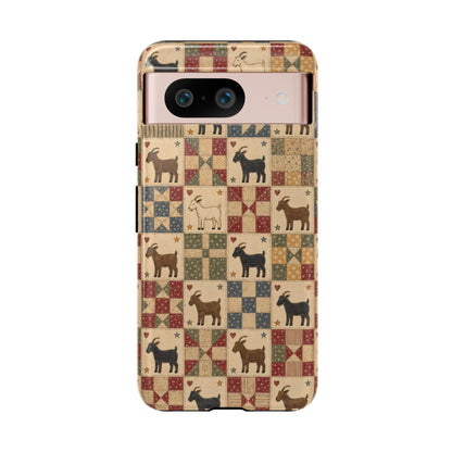 Goat Quilt Tough Case