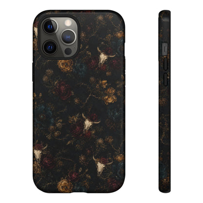 Bull Skull Bloom Tough Case