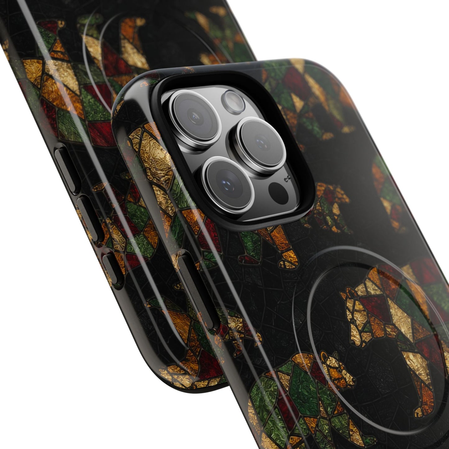 Stained Bear Magnetic Case