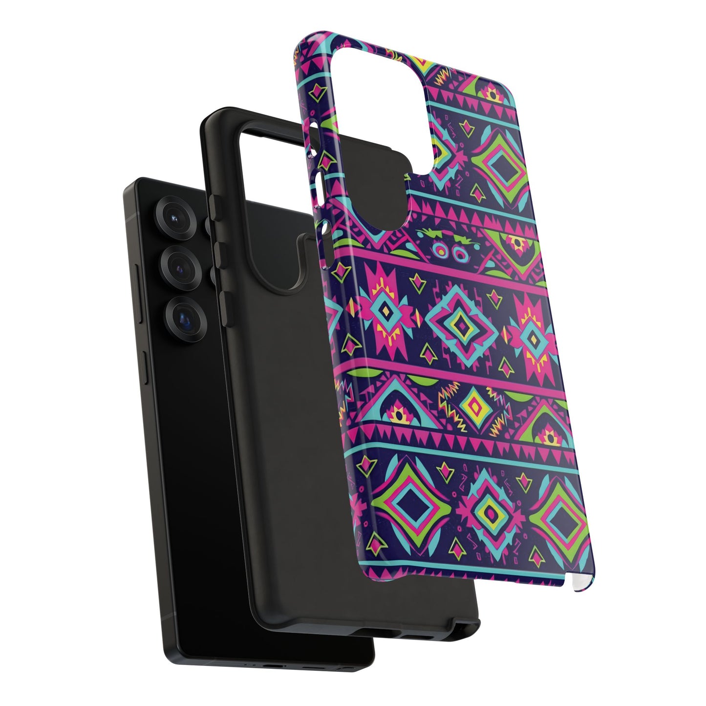 Neon Aztec Phone Case