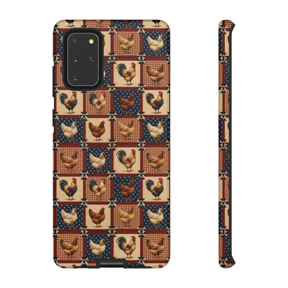 Patriotic Chicken Patchwork Tough Case