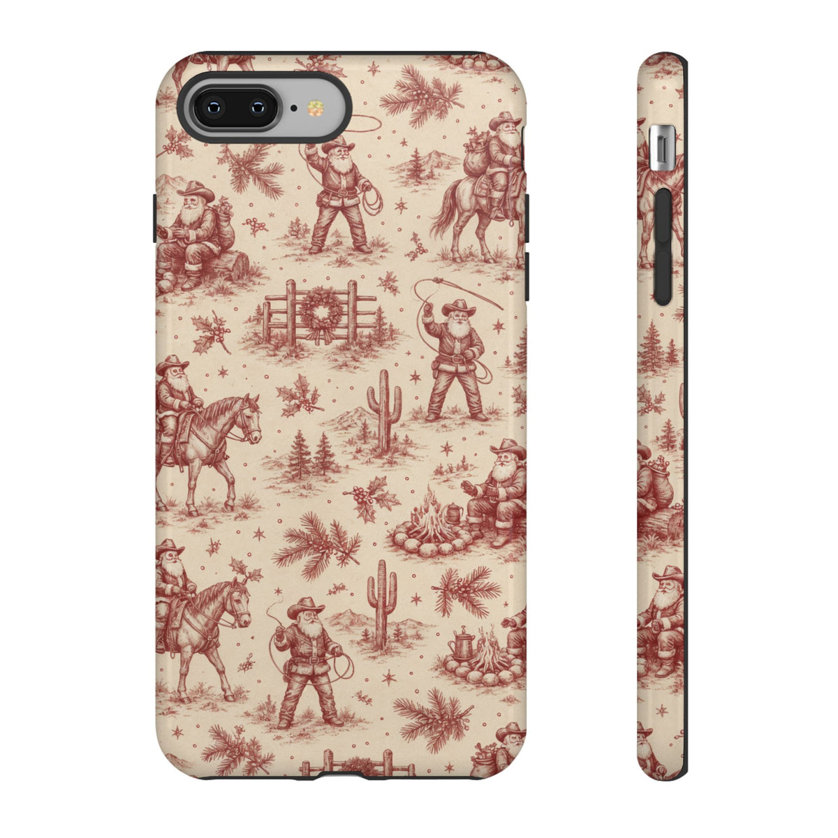 Cowboy Santa Toile Tough Case