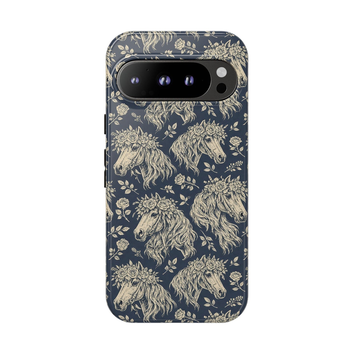 Floral Horses Tough Case