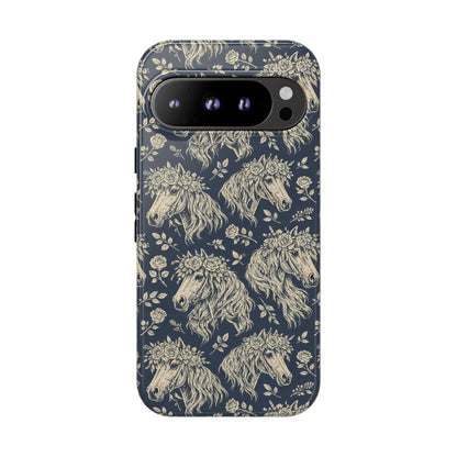 Floral Horses Tough Case