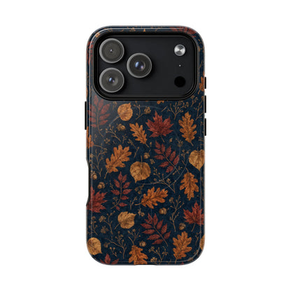 Navy Oak Leaf Magnetic Case