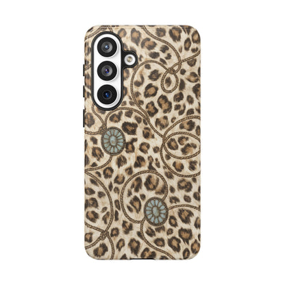Leopard Rope Conchos Tough Case