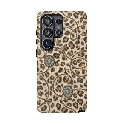 Leopard Rope Conchos Tough Case