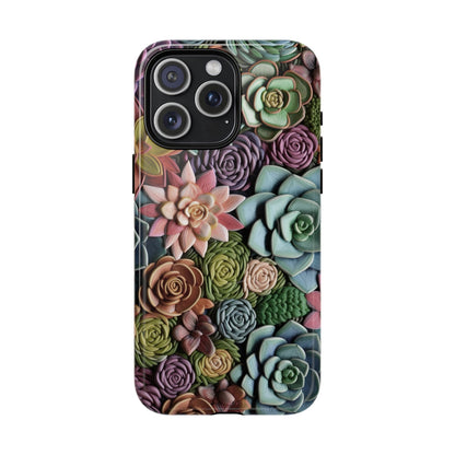 3d Succulent Flower Magnetic Case