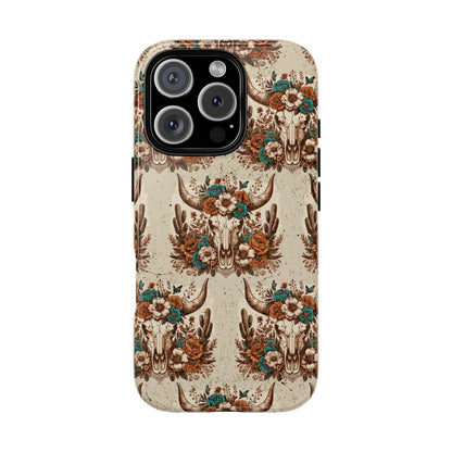 Boho Bull Skull Tough Case