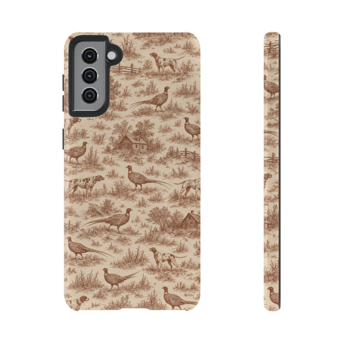 Pheasant Toile Tough Case