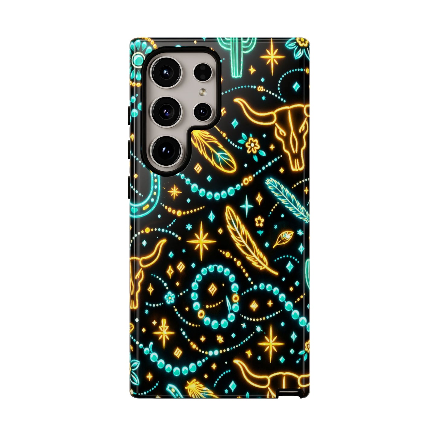 Neon Turquoise Tough Case