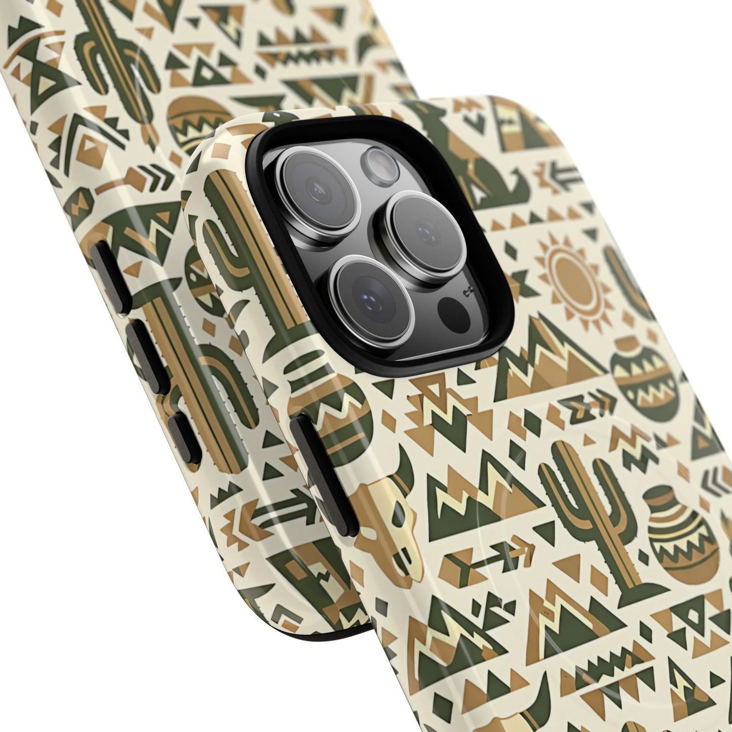 Southwest Tribal Green Magnetic Case