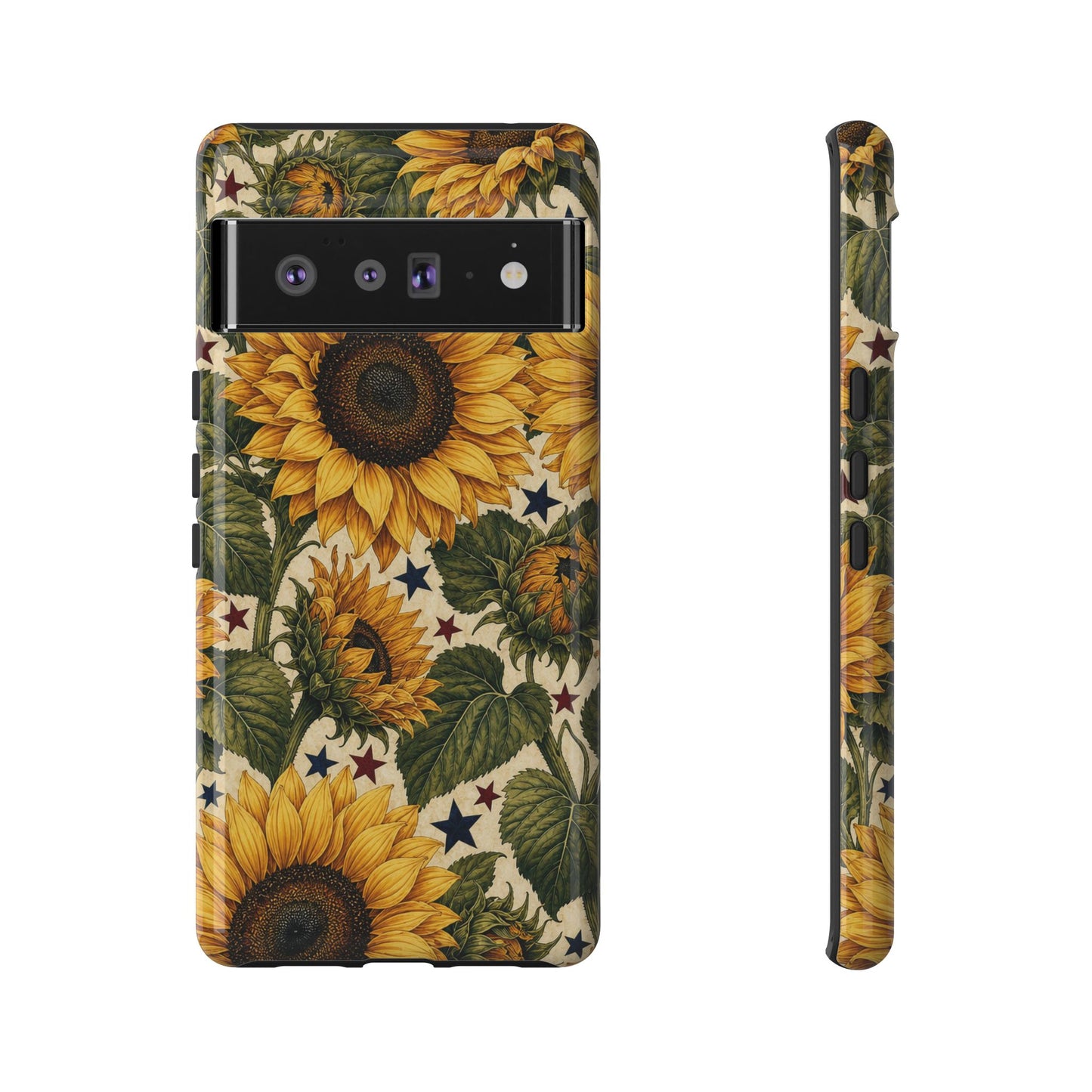 Stars And Sunflowers Tough Case
