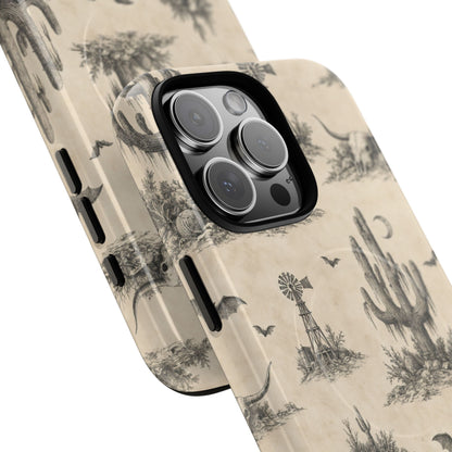 Spooky Desert Toile Magnetic Case