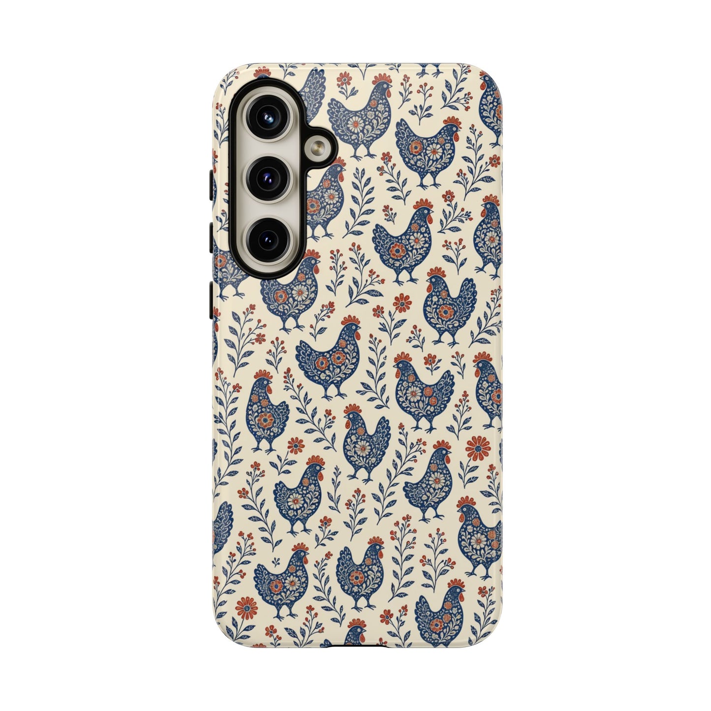 Folk Hens Tough Case