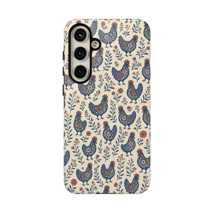 Folk Hens Tough Case