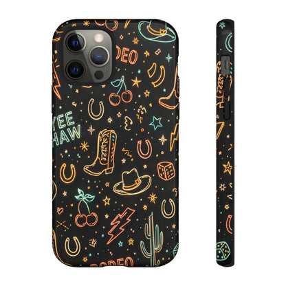 Retro Neon Rodeo Tough Case