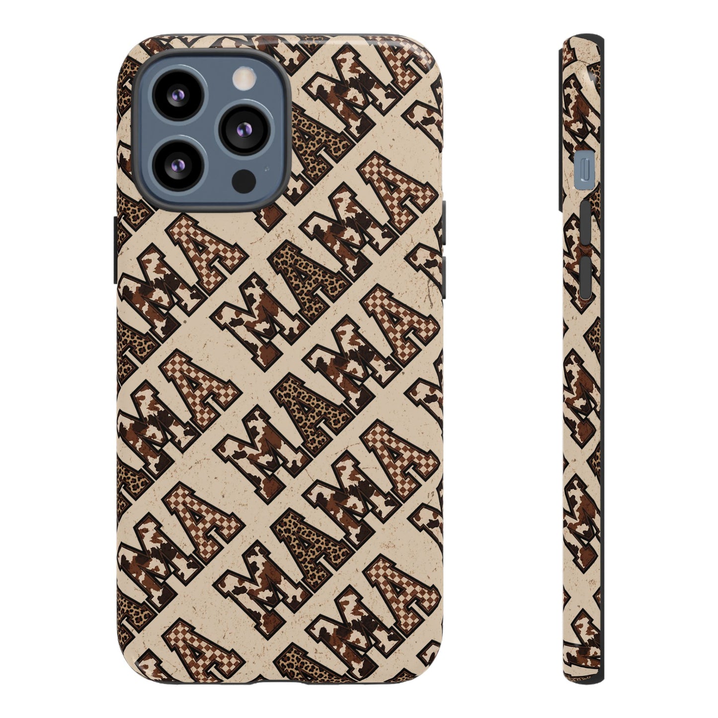 Grunge Cowhide Mama Tough Case