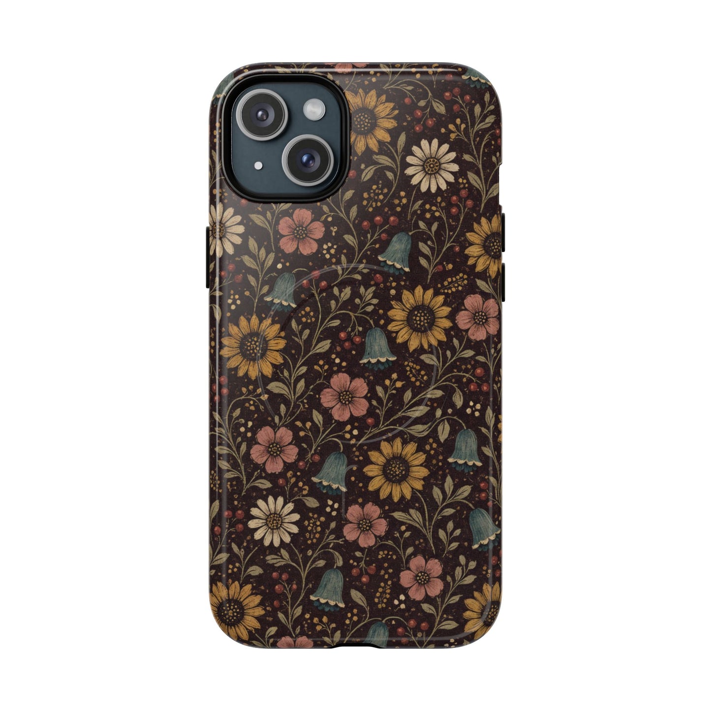 Plum Folk Floral Magnetic Case