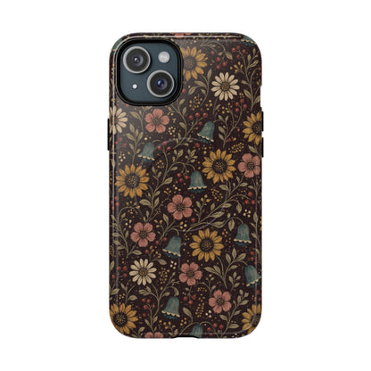 Plum Folk Floral Magnetic Case