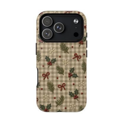 Gingham Holly Magnetic Case
