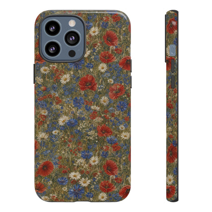 Patriotic Wildflowers Tough Case