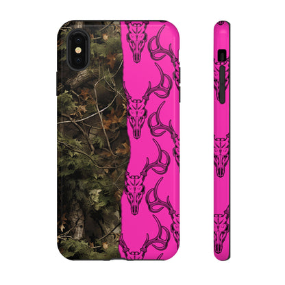 Camo Deer Skulls Pink Tough Case