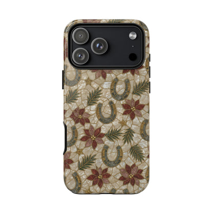Pearl Horseshoe Poinsettia Tough Case