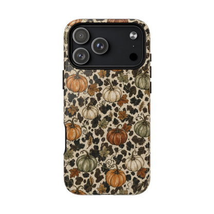 Cowhide Pumpkin Patch Magnetic Case