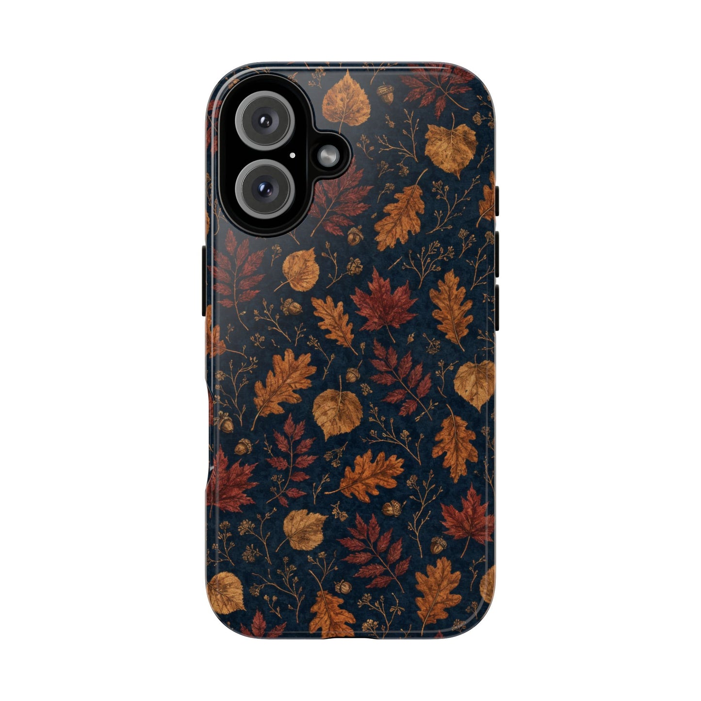 Navy Oak Leaf Tough Case