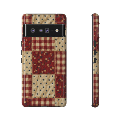 Gingham Stars Tough Case
