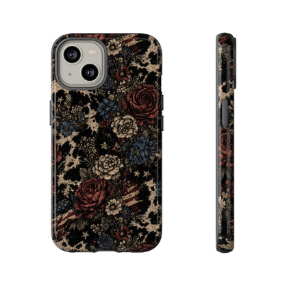 USA Cowhide Bloom Tough Case