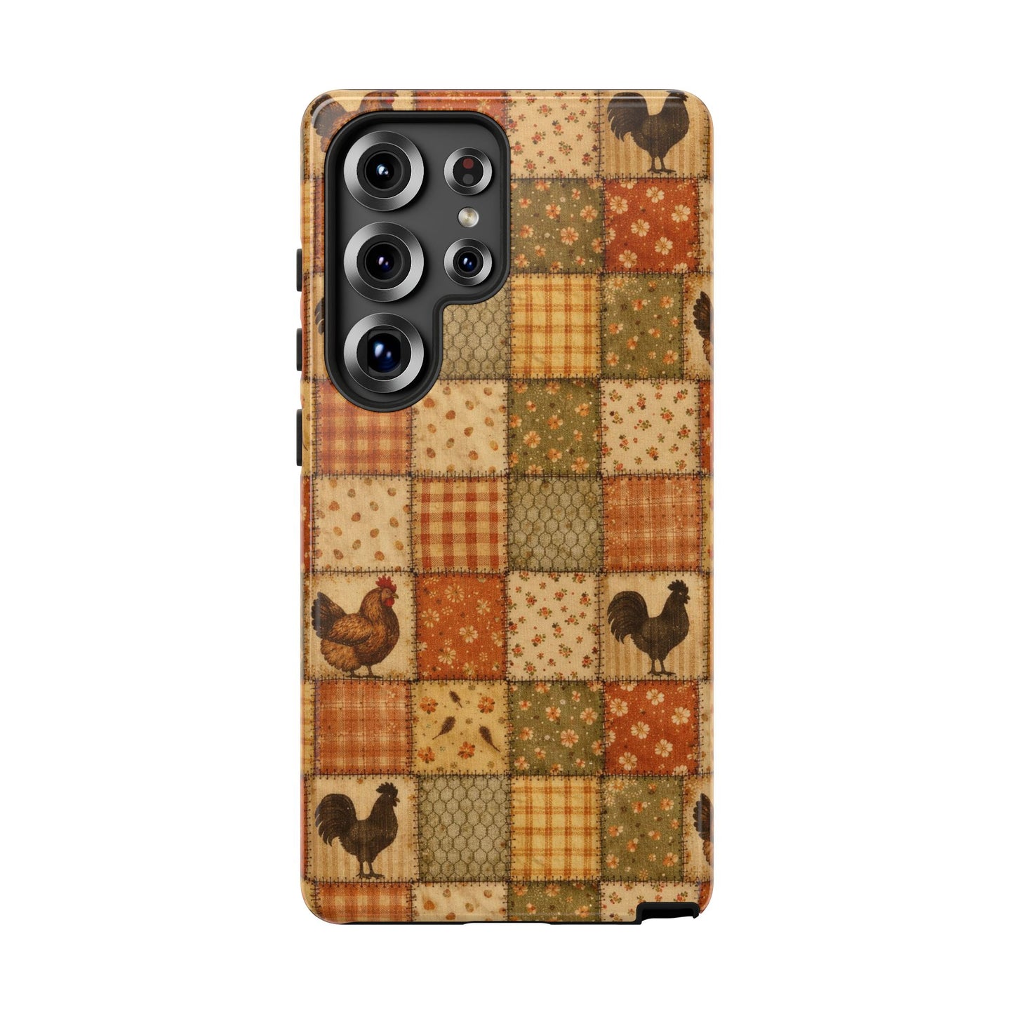 Chickens Patchwork Tough Case
