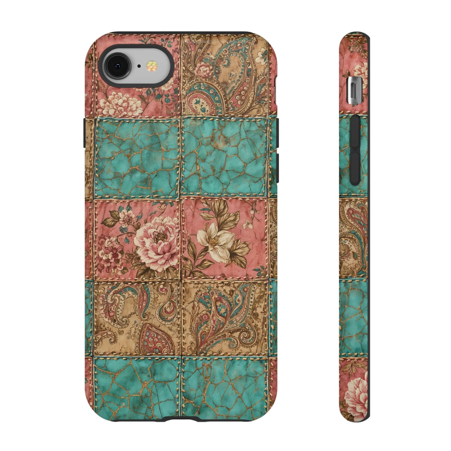 Turquoise Paisley Tough Case