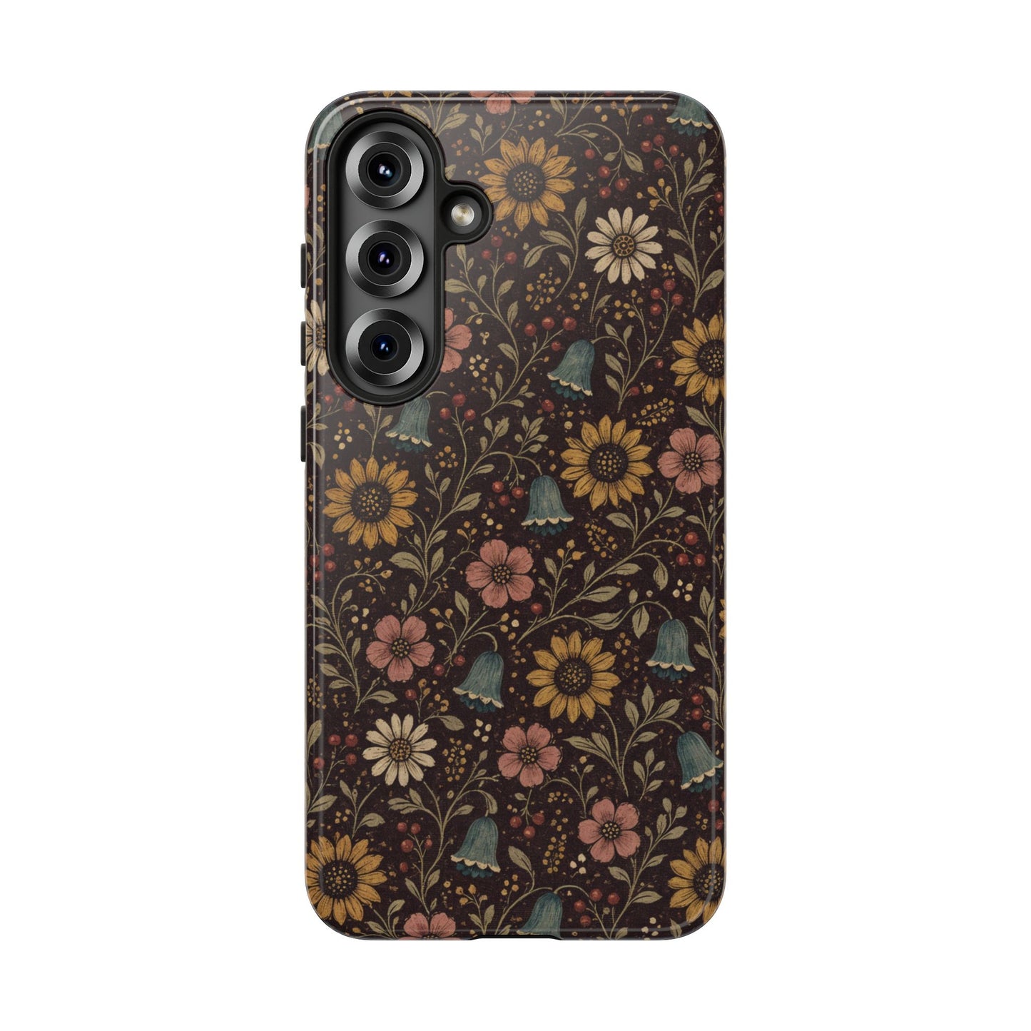 Plum Folk Floral Tough Case
