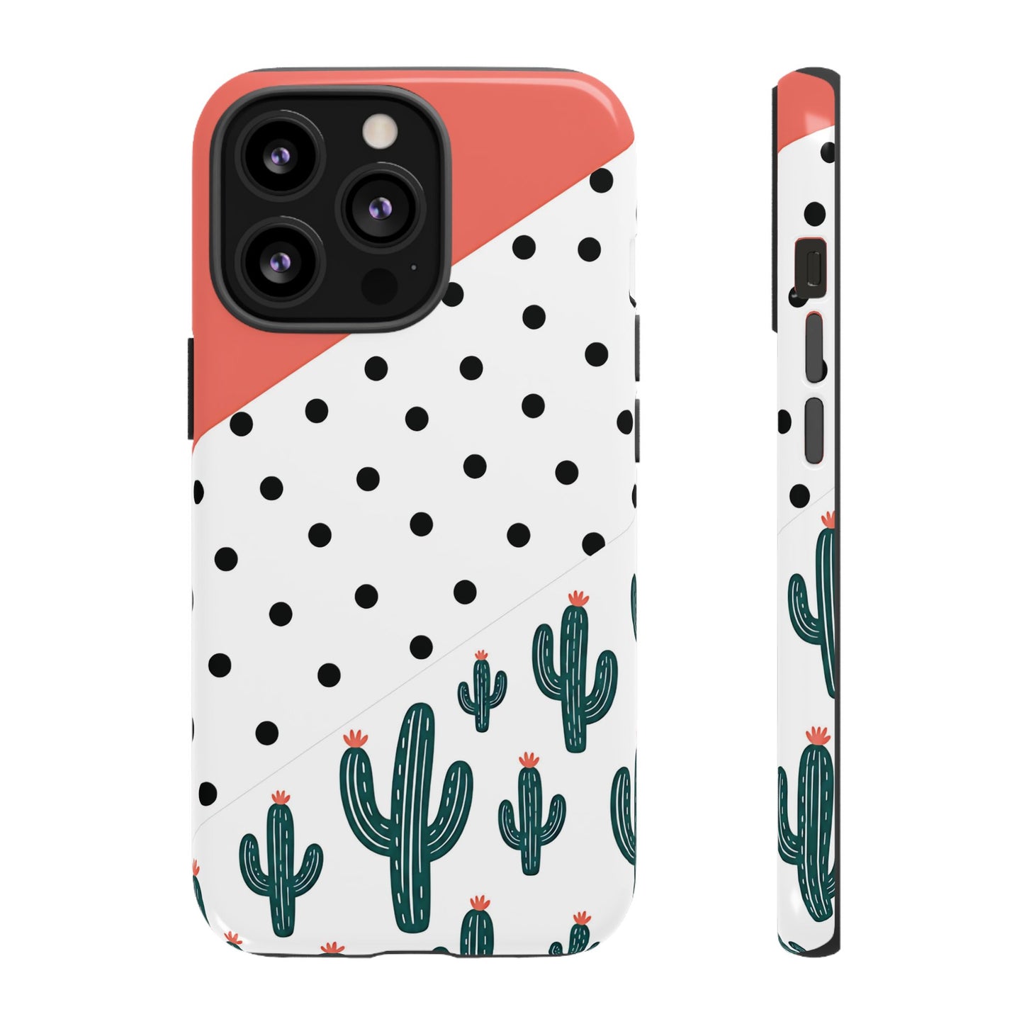 Polka Dot Cactus Tough Case