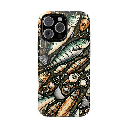Vintage Fishing Lures Tough Phone Case