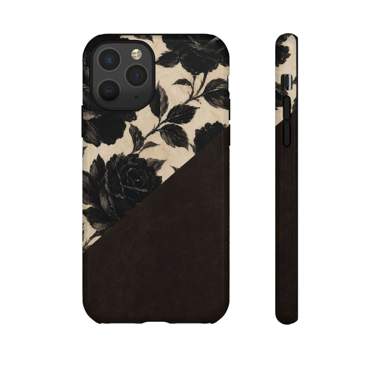 Rose Leather Tough Case