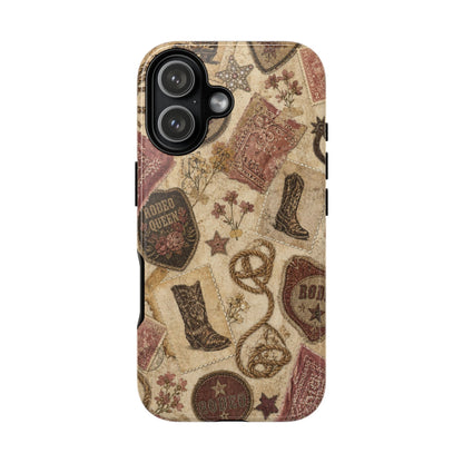 Cowgirl Collage Tough Case